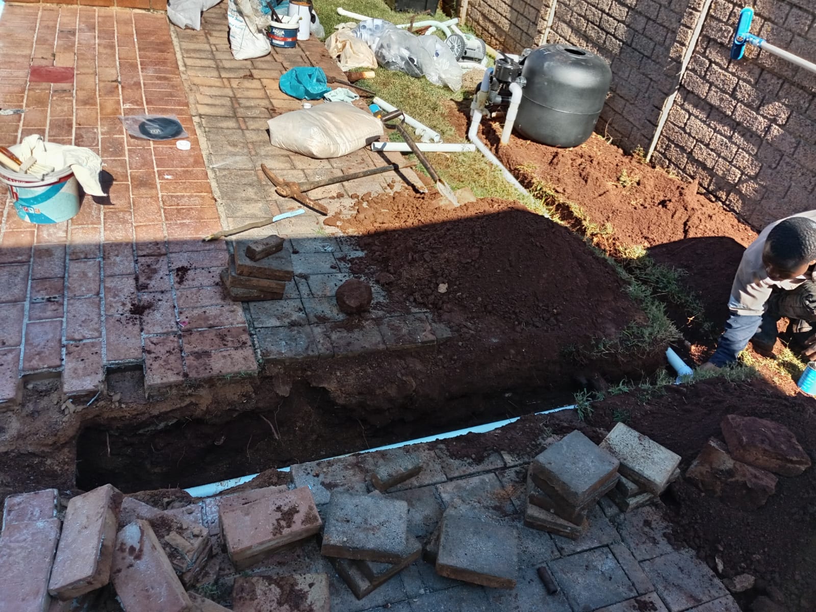 Mzanzi Pools and Pumps pool renovation work